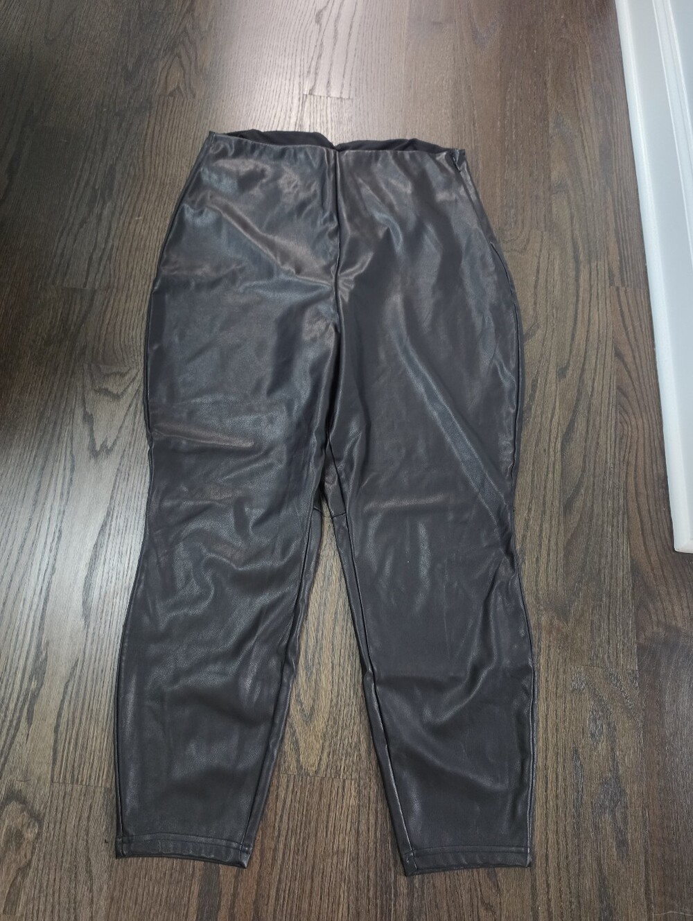 Black Faux Leather Pants - Classic Urban Style
